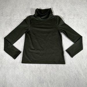 Under Armour Womens Turtleneck Sport Top Loose Fit Size XS Olive Green NWT